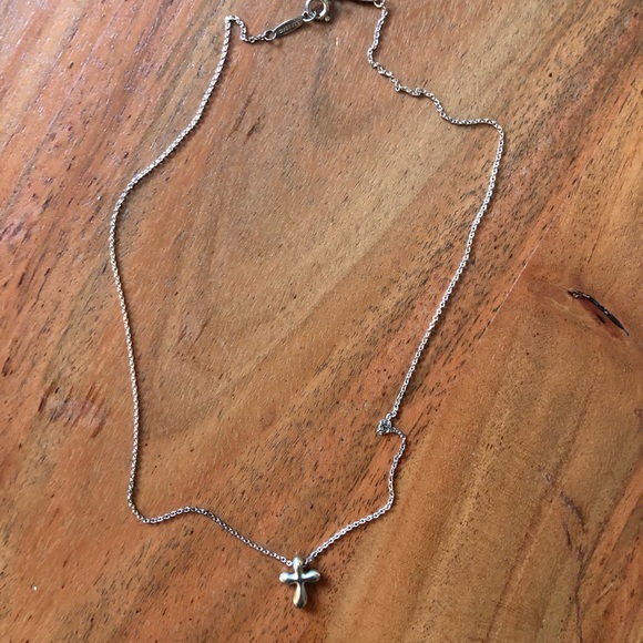 Tiffany & Co Sterling Silver Cross Necklace - Picture 4 of 6